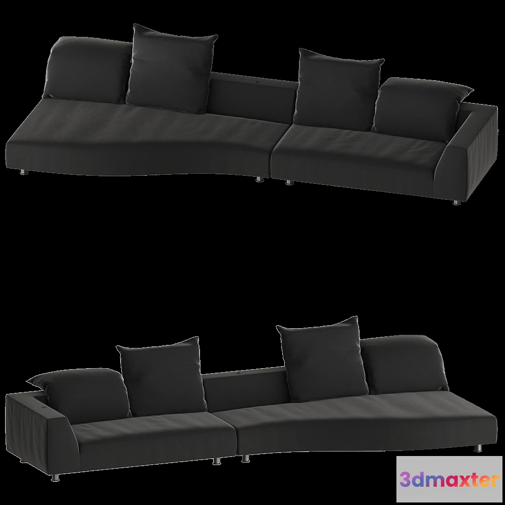 1632708 - Edra - Sofa ABS190Tsx - ABSPNFdx 3D Max