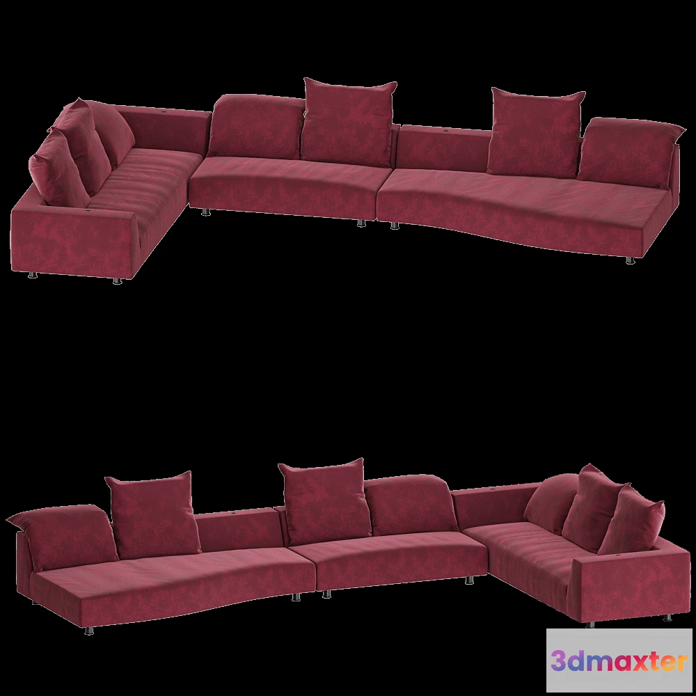 1632712 - Edra - Sofa ABSPNFsx - ABS160EC - ABS300dv 3D Max