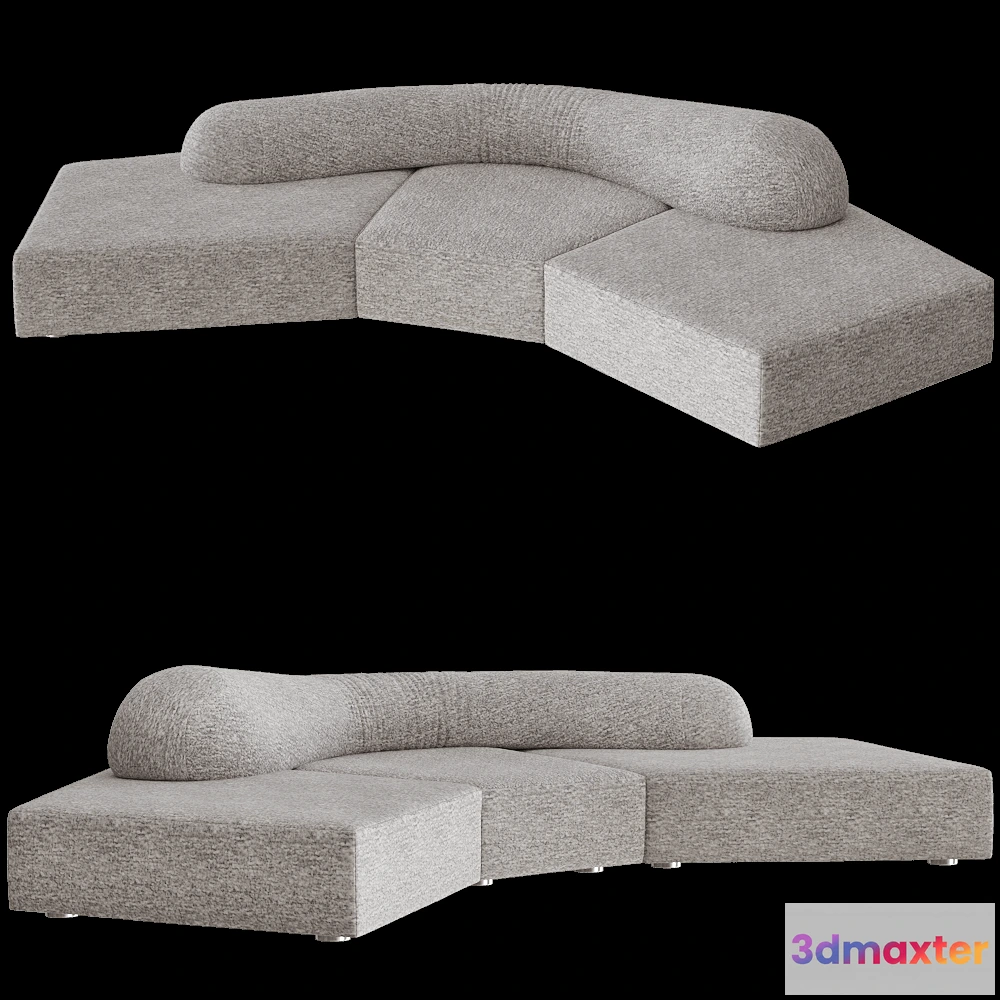1632738 - Edra - Sofa On the Rocks 3 3D Max