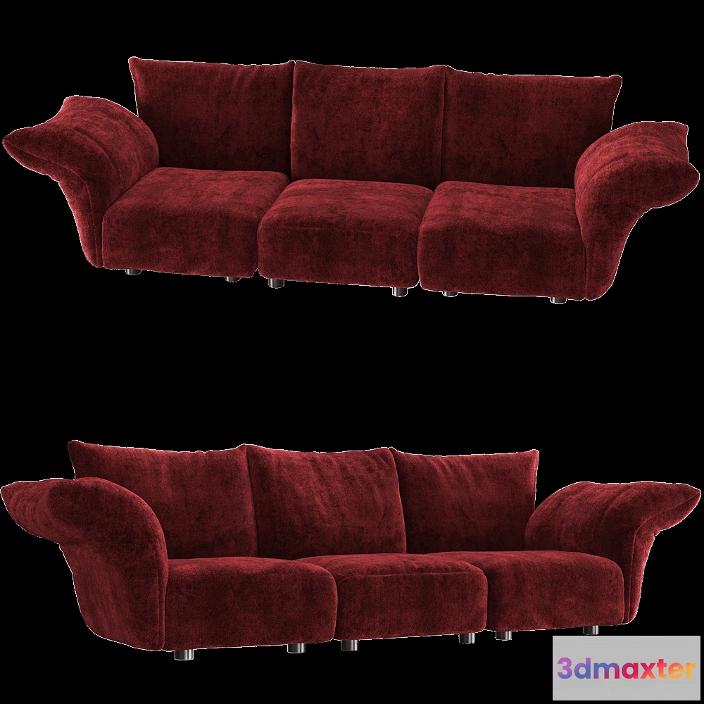 1632772 - Edra - Sofa STDTsx-STDEC-STDTdx 3D Max