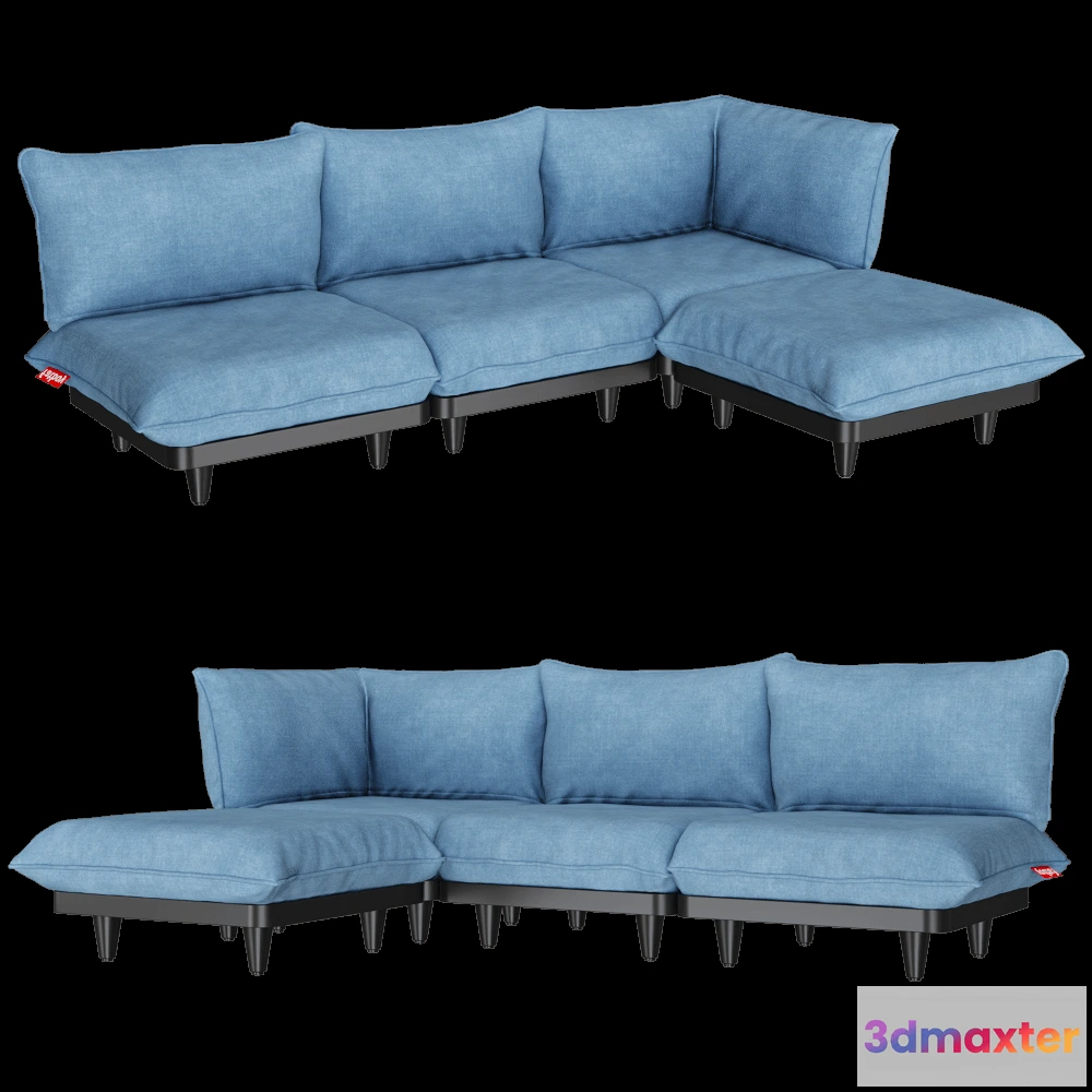 1632834 - Fatboy - Sofa Paletti Set Large 3D Max