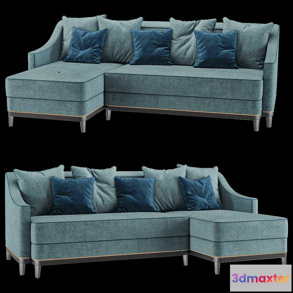 1632888 - Furman - Corner sofa bed Luna 3D Max