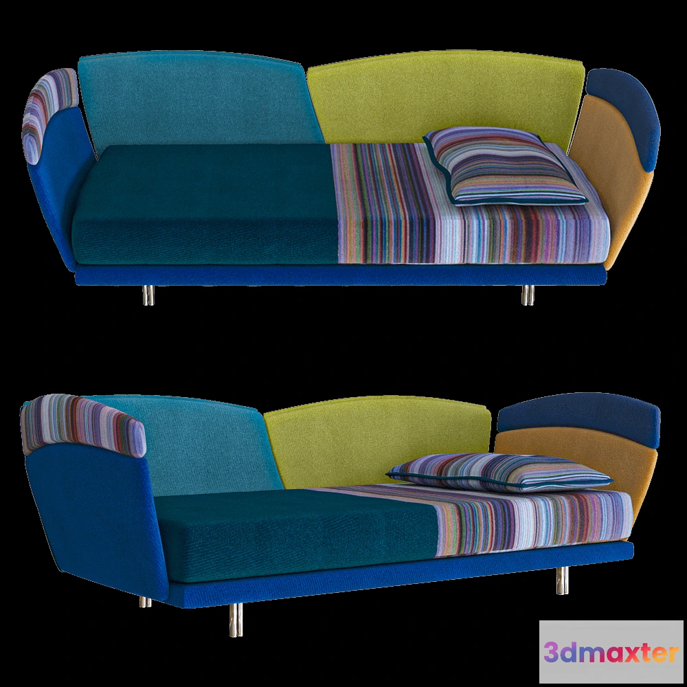 1633012 - IL Loft  - Sofa Aurora baby Letto 3D Max