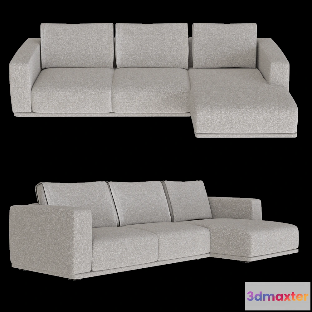 1633020 - IL Loft  - Sofa Met angolare MET 68 3D Max