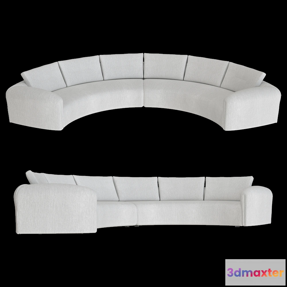 1633022 - IL Loft  - Sofa Quentin anfiteatro QU 50 3D Max