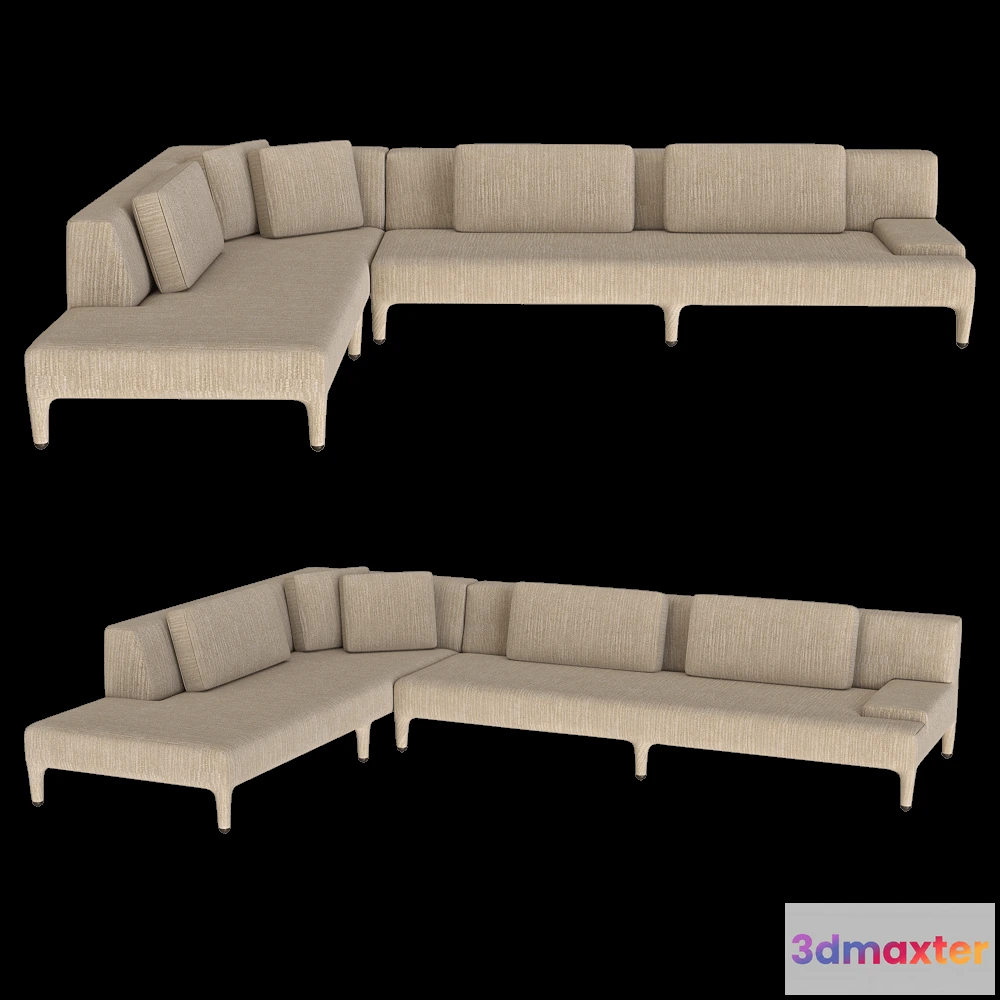 1633050 - IL Loft  - Sofa Delta Angolare 3D Max