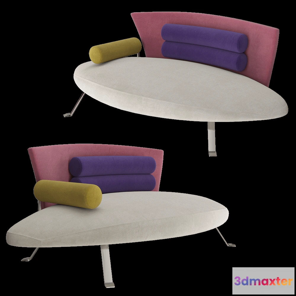 1633058 - IL Loft  - Asymmetric sofa Club 3D Max