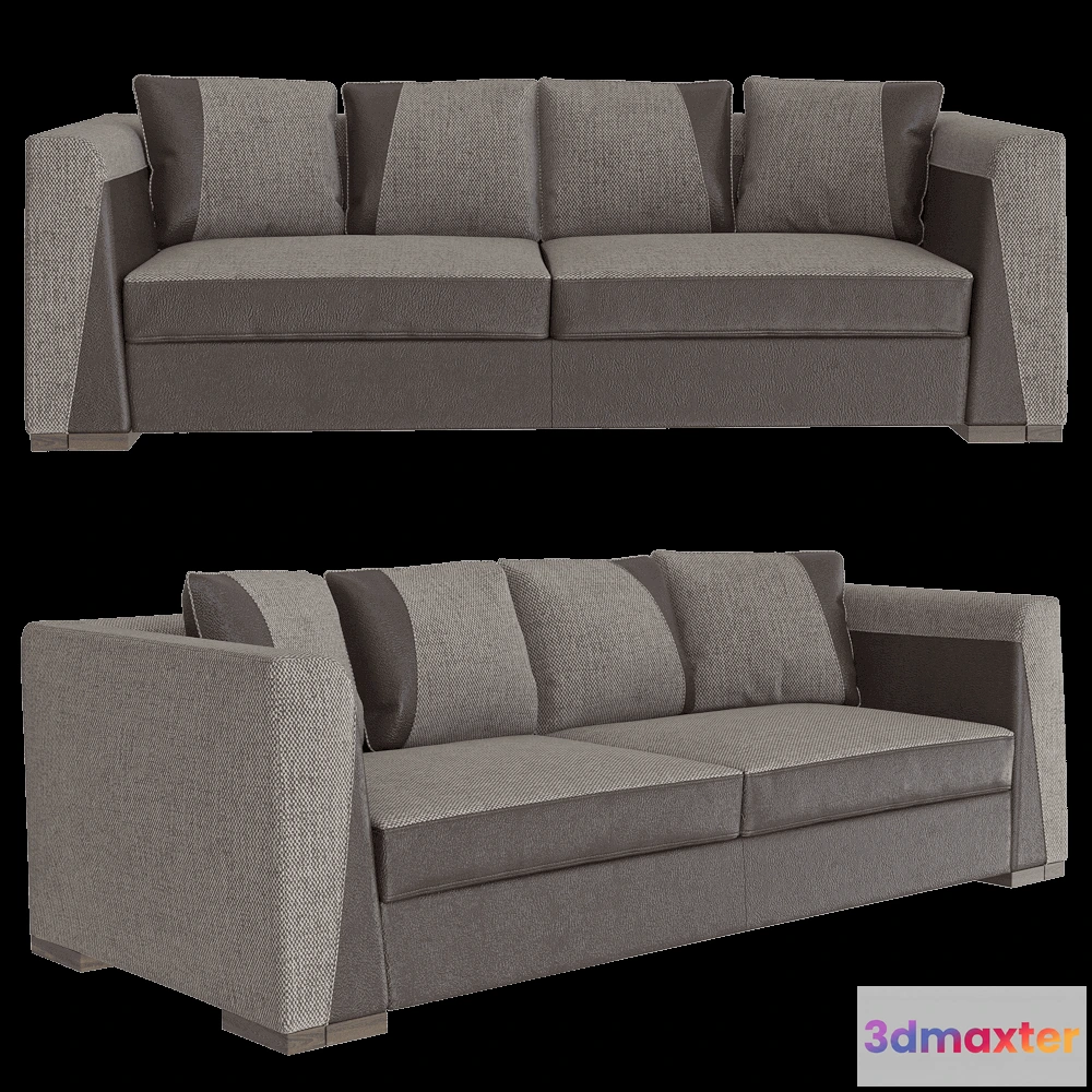 1633080 - Inedito - Asnaghi - Sofa Cassandra 3D Max