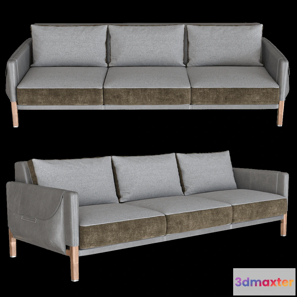 1633082 - Inedito - Asnaghi - Sofa Amerigo 3D Max