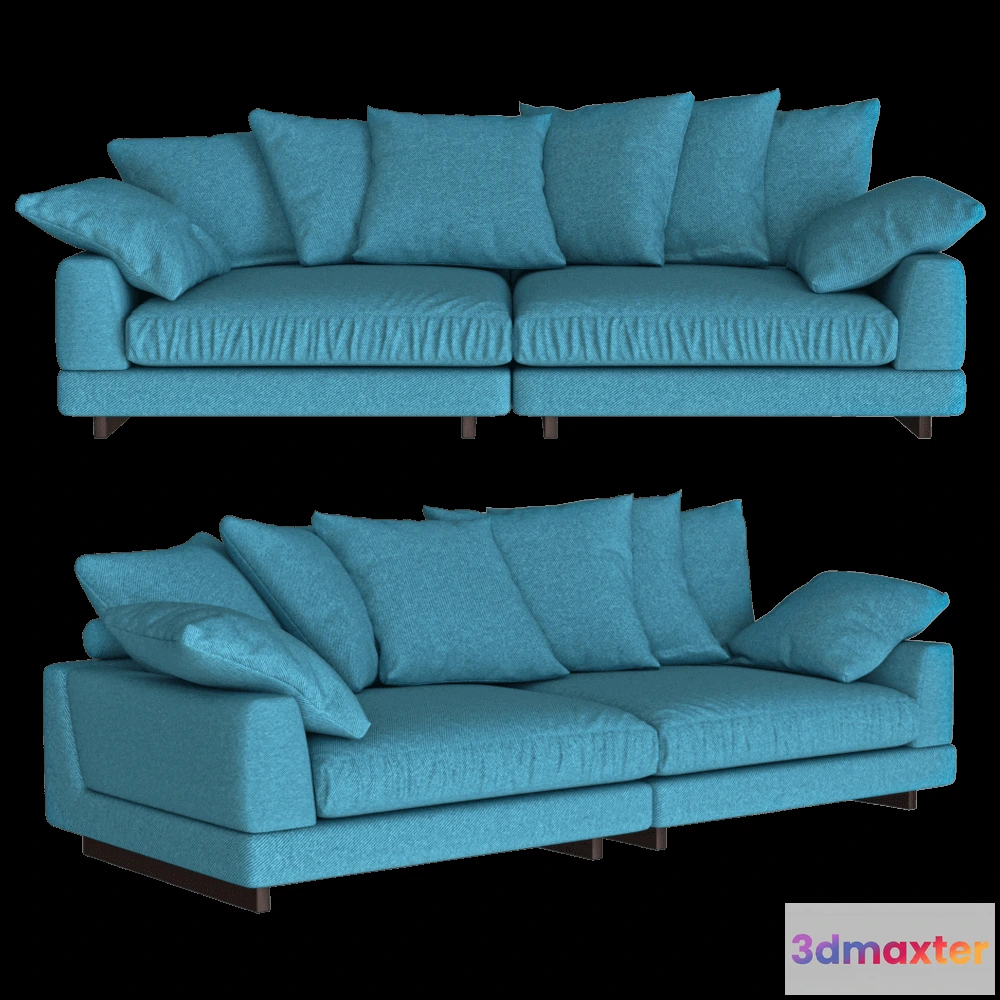 1633104 - Ivasa - Sofa Amur Puffy 3D Max