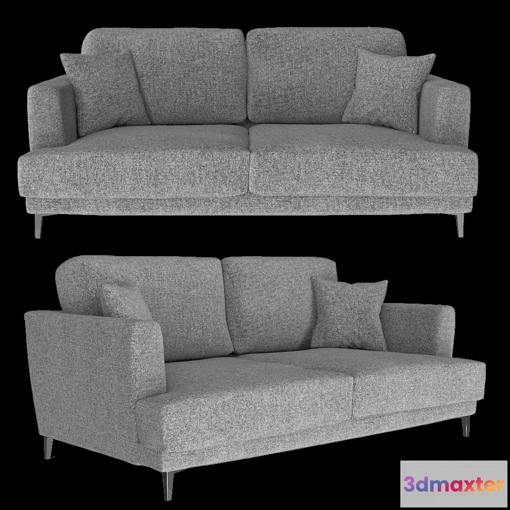 1633114 - Ivasa - Sofa TAIGA straight double 3D Max