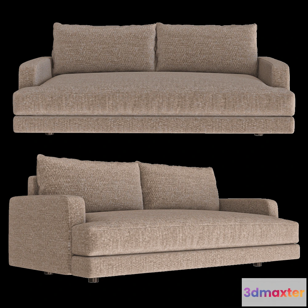 1633120 - Ivasa - Sofa PION straight triple 3D Max