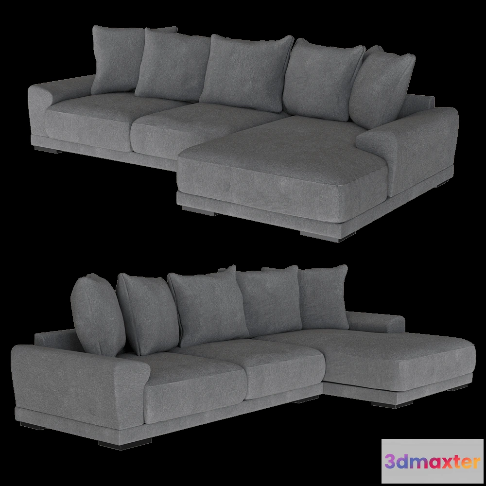 1633128 - Ivasa - Sofa HOR corner triple 3D Max