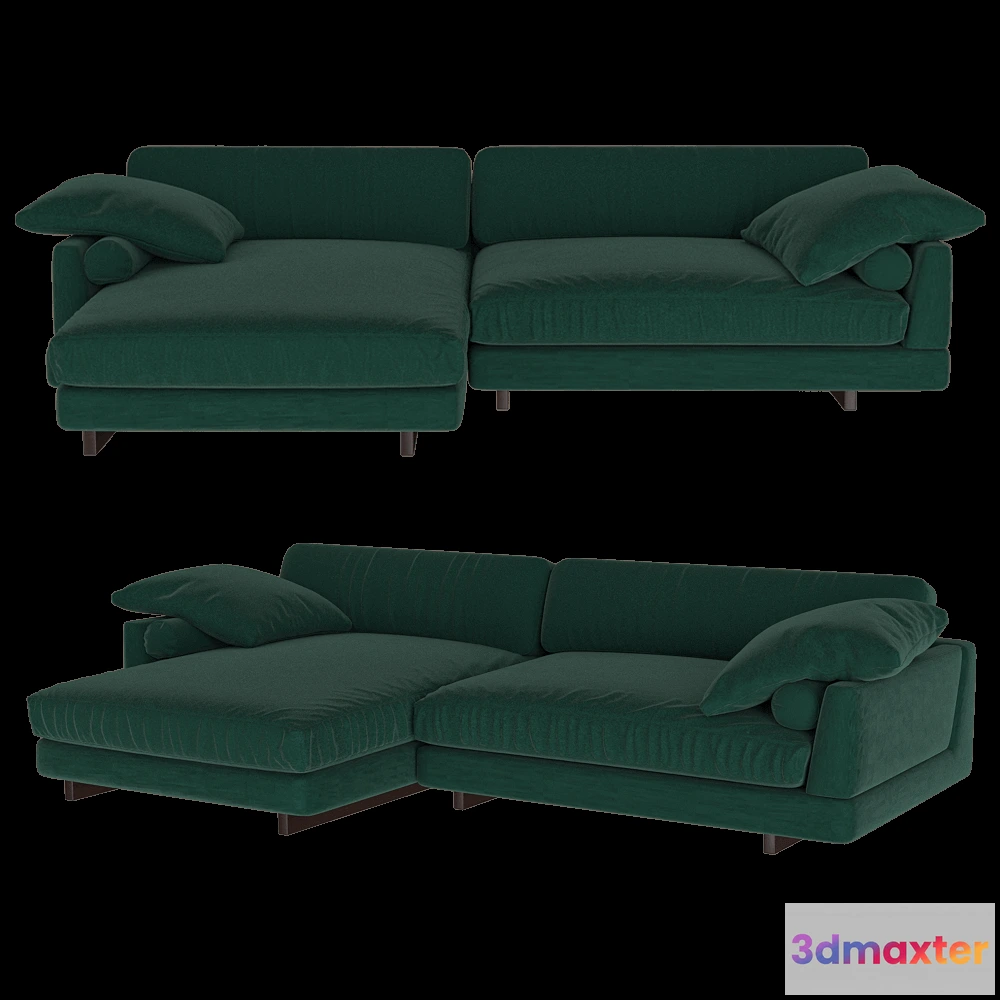 1633138 - Ivasa - Sofa Amur Slim 3D Max