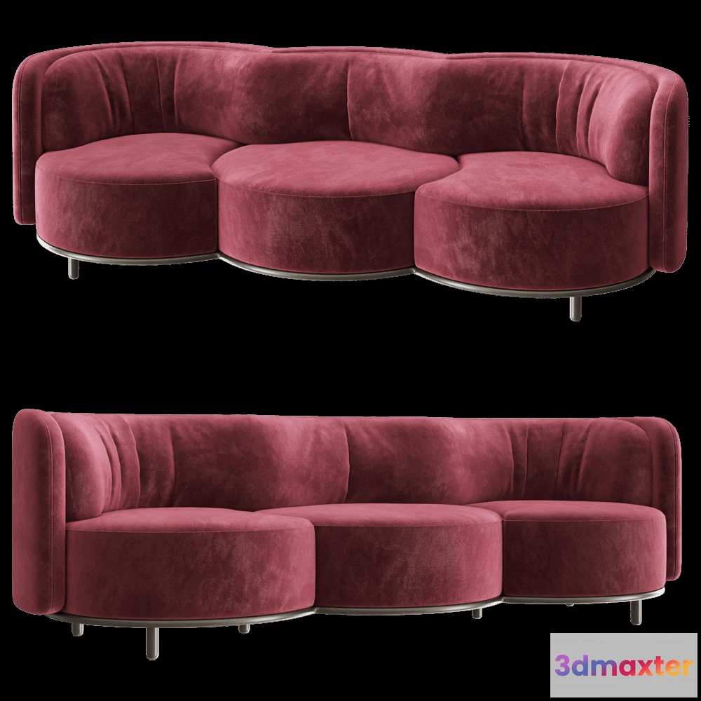 1633174 - KRISTIE - Sofa Saint Tropez 3D Max
