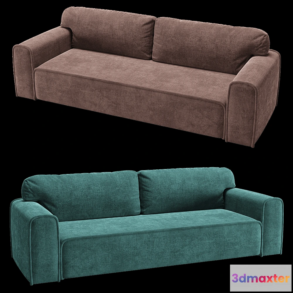 1633266 - KULT  - 3-seater fixed sofa Boni 13 00 3D Max