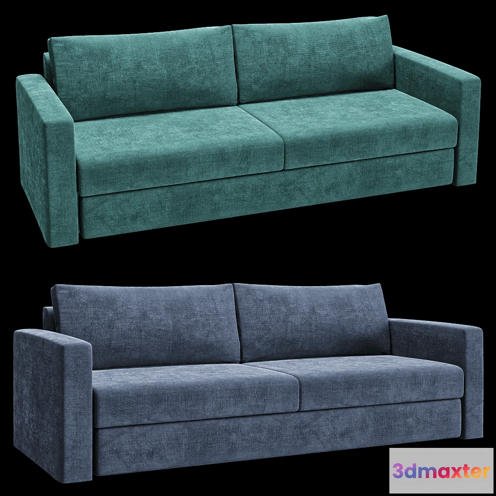 1633272 - KULT  - Folding sofa Hansen 3D Max