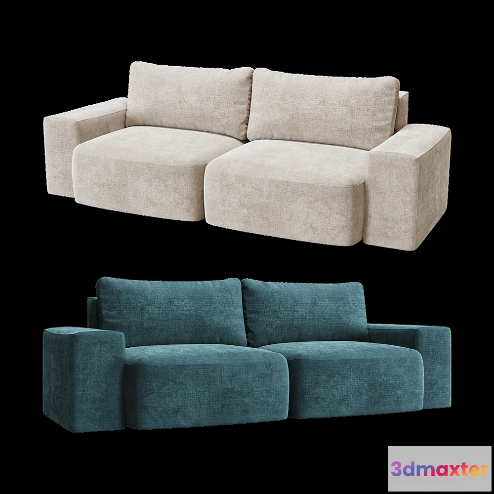 1633276 - KULT  - Folding sofa Marko 3D Max