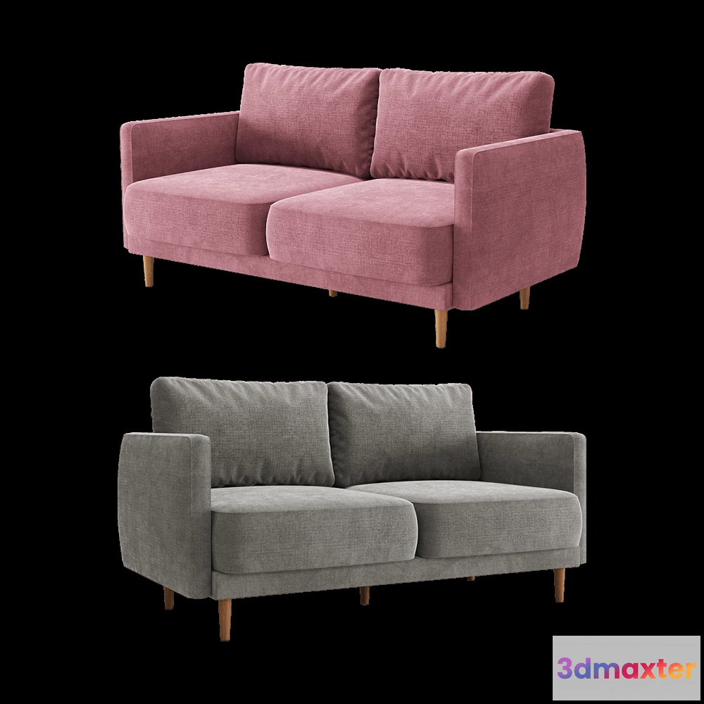 1633280 - KULT  - 2 seat sofa Rene 06 34 3D Max