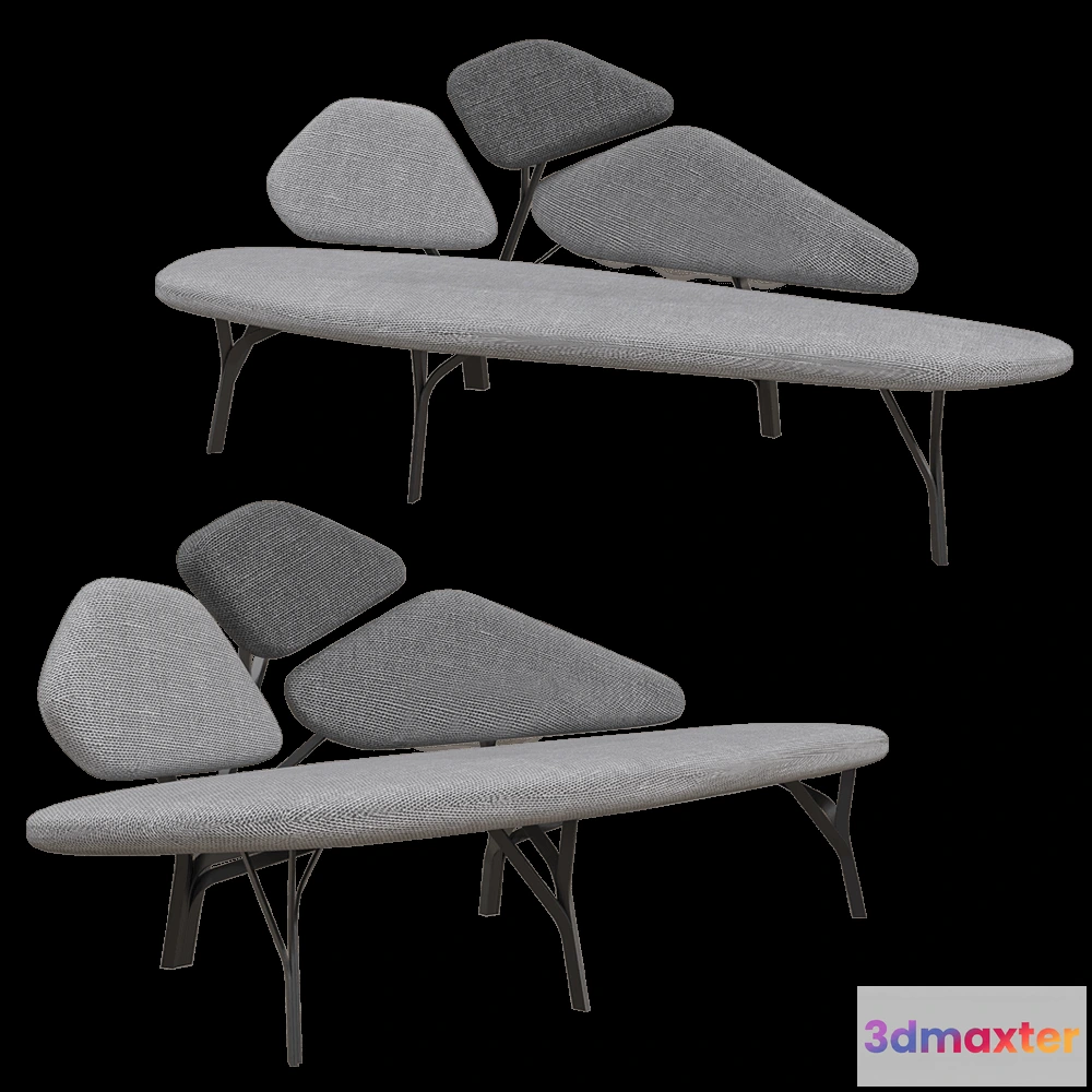 1633288 - La Chance - Sofa BORGHESE classic 3D Max