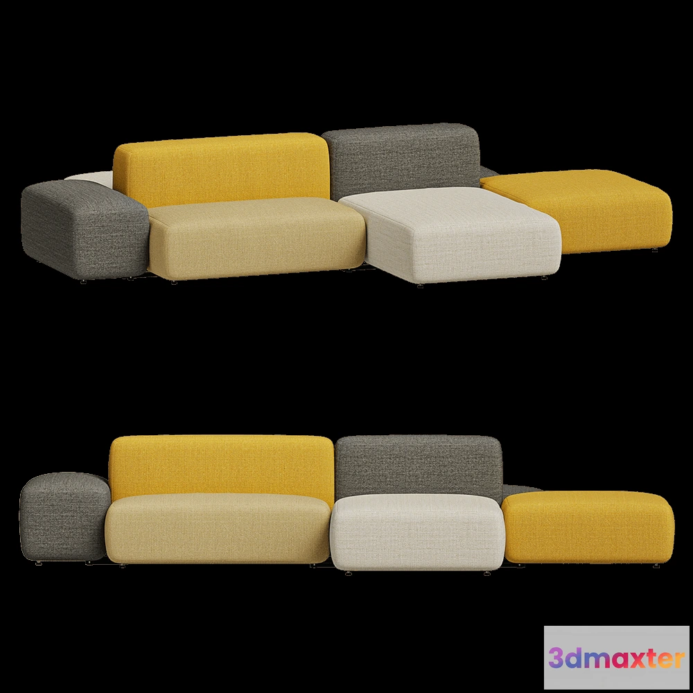 1633308 - Lapalma - Modular sofa PLUS 3D Max