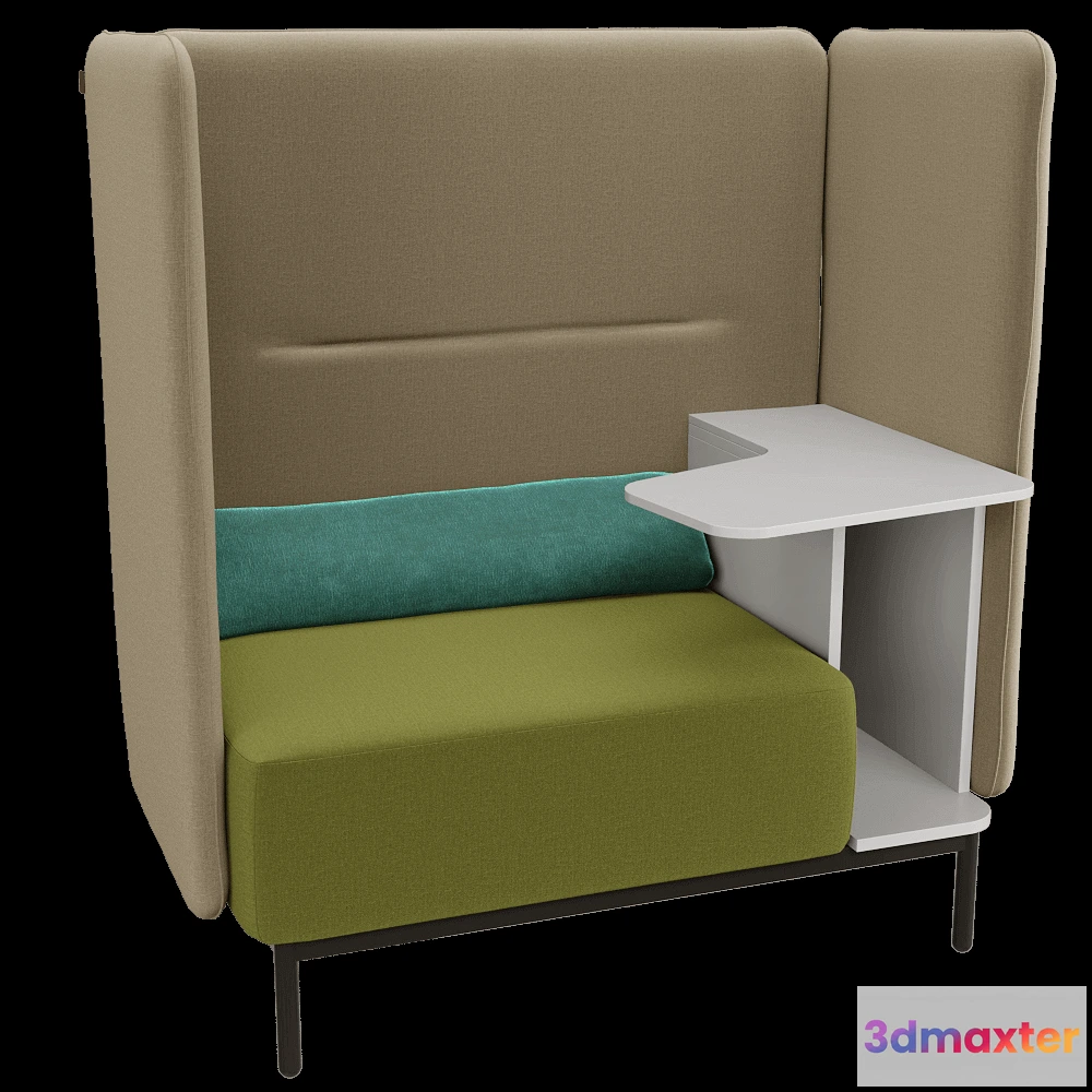 1633320 - LEYFORM - Sofa lounges meeting Workstation 3D Max