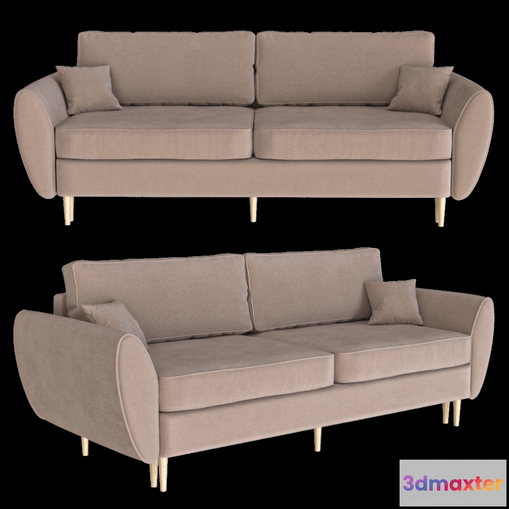 1633358 - Masterfabrik  - Sofa Baako 3D Max