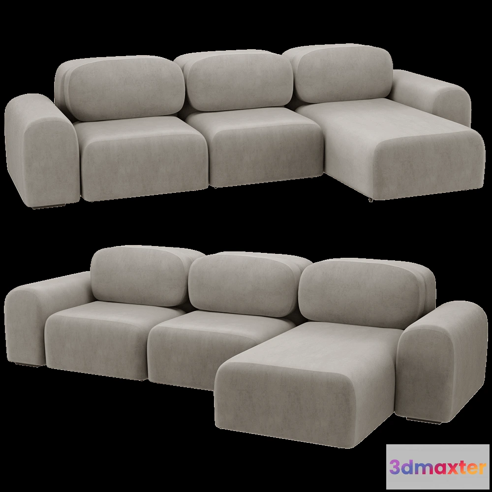 1633388 - Masterfabrik  - Sofa Emeka - 1 3D Max