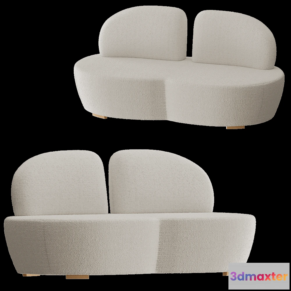 1633444 - MISSANA - Sofa Twin Moon 3D Max