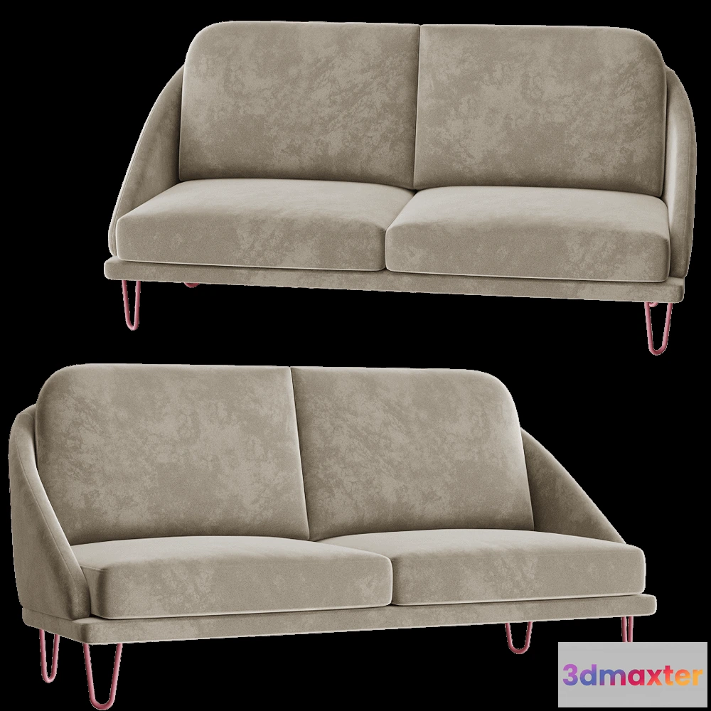 1633446 - MISSANA - Sofa Agora 3 seater 3D Max