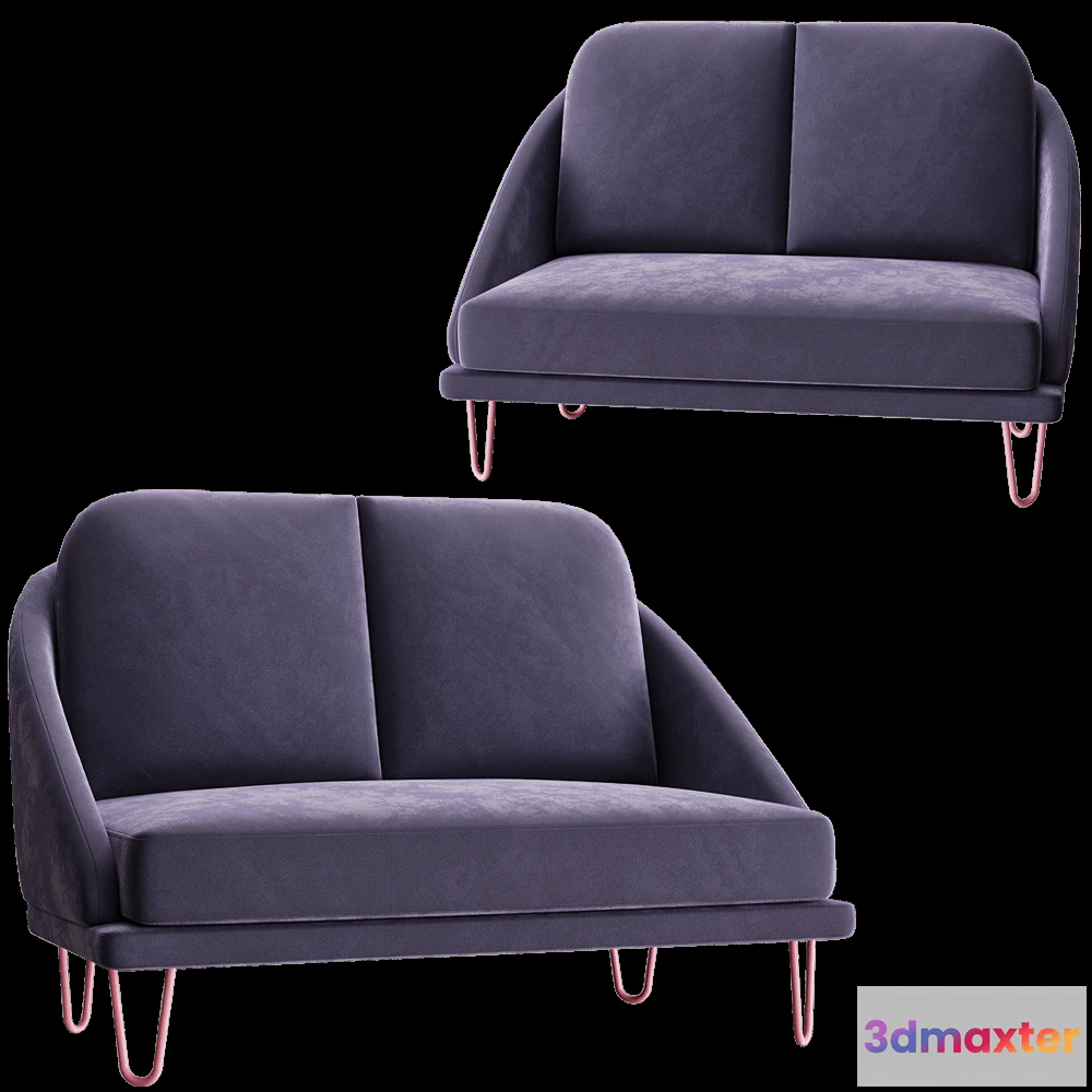 1633448 - MISSANA - Sofa Agora 2 seater 3D Max