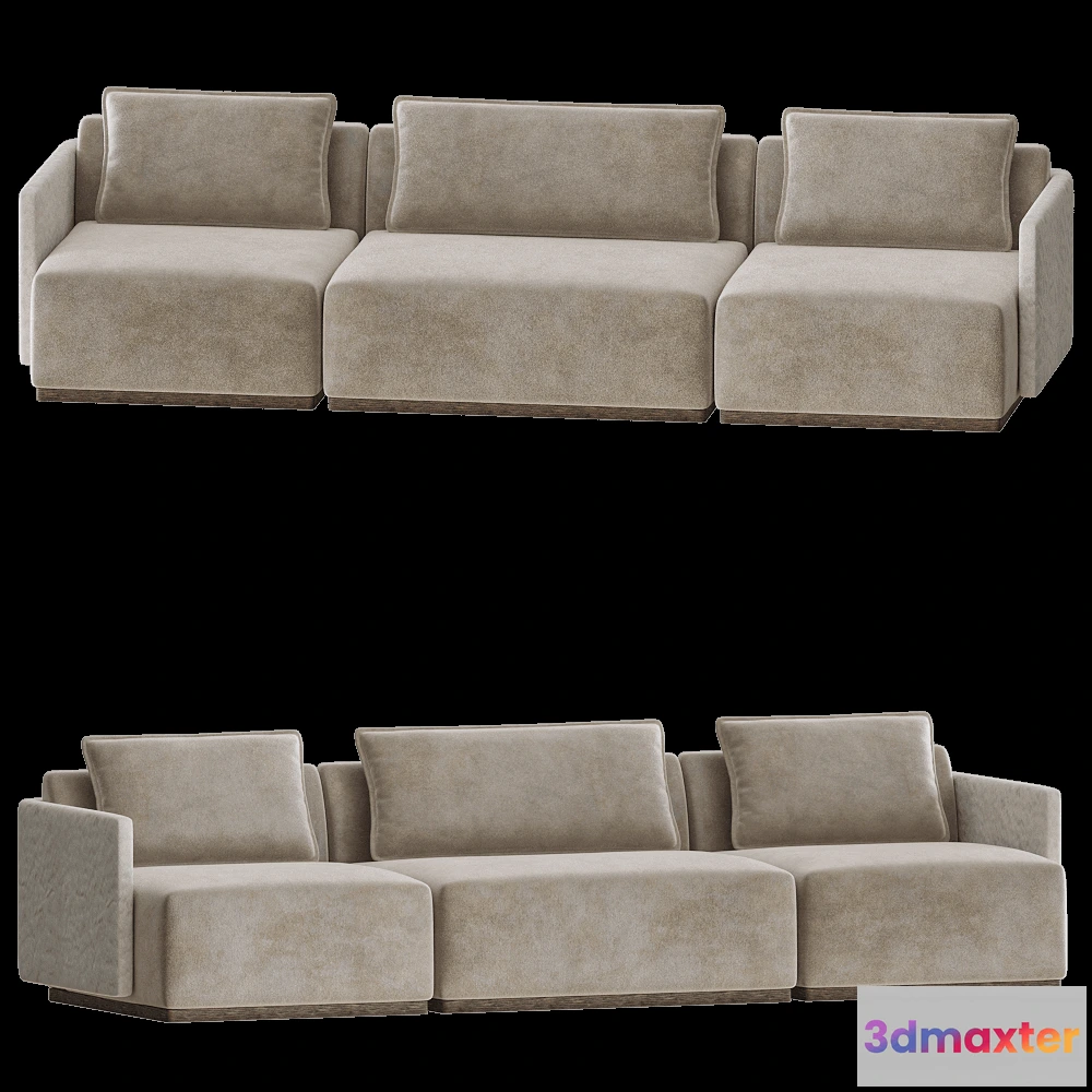1633454 - Modenature - Sofa Domus 1 3D Max