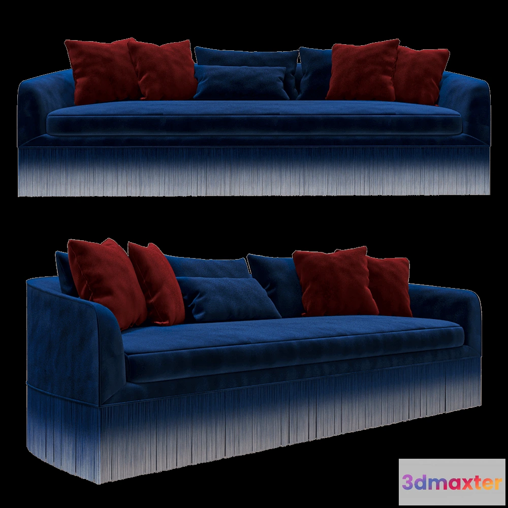 1633512 - Moooi  - Sofa Amami 3D Max