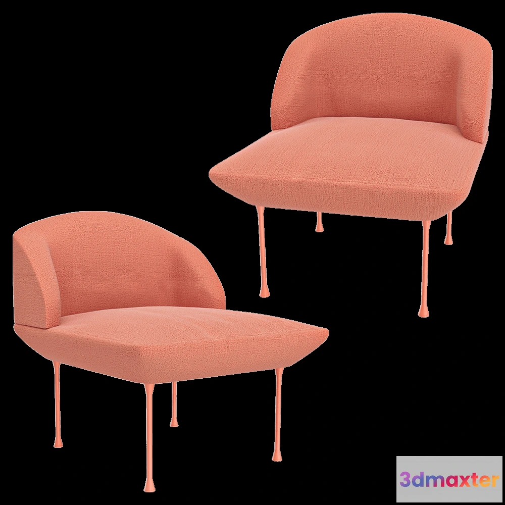 1633532 - Muuto - Sofa Oslo 1 seater 3D Max