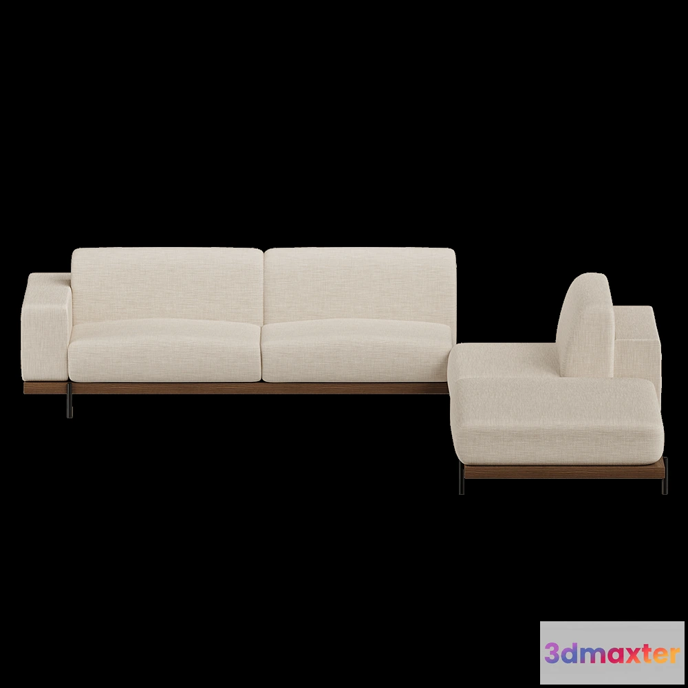 1633554 - Nube Italia  - Modular sofa Sailor 3D Max