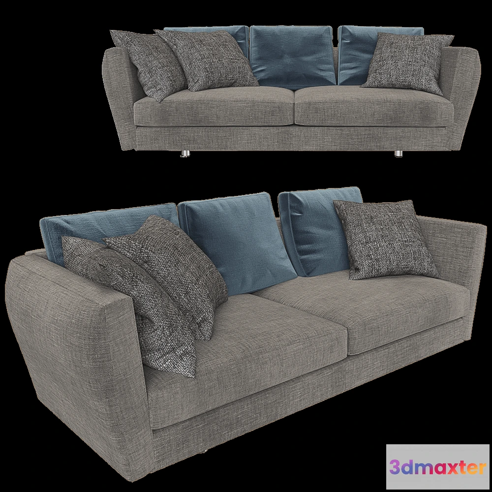 1633576 - Pacini & Cappellini  - Sofa Ester 2 3D Max