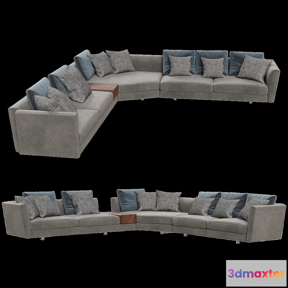 1633580 - Pacini & Cappellini  - Sofa Ester 1 3D Max