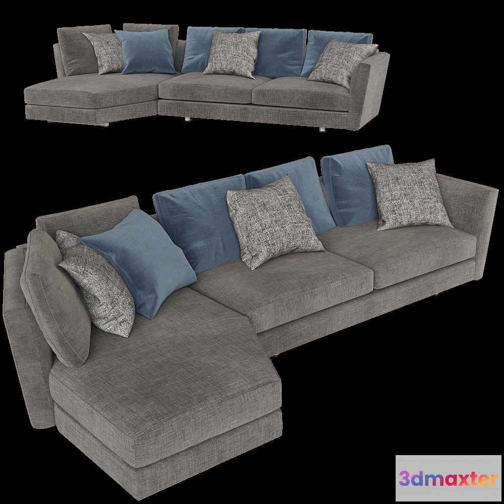 1633582 - Pacini & Cappellini  - Sofa Ester 3 3D Max