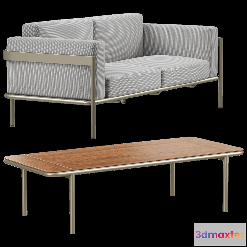 1633590 - Paola Zani - Sofa and table Zenit 3D Max
