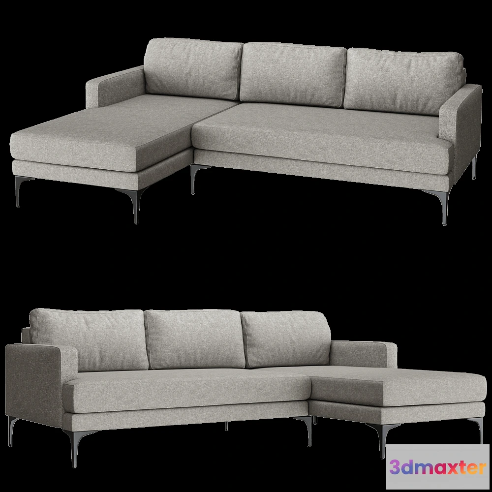 1633608 - Partisan - Sofa Fisht Corner 3D Max