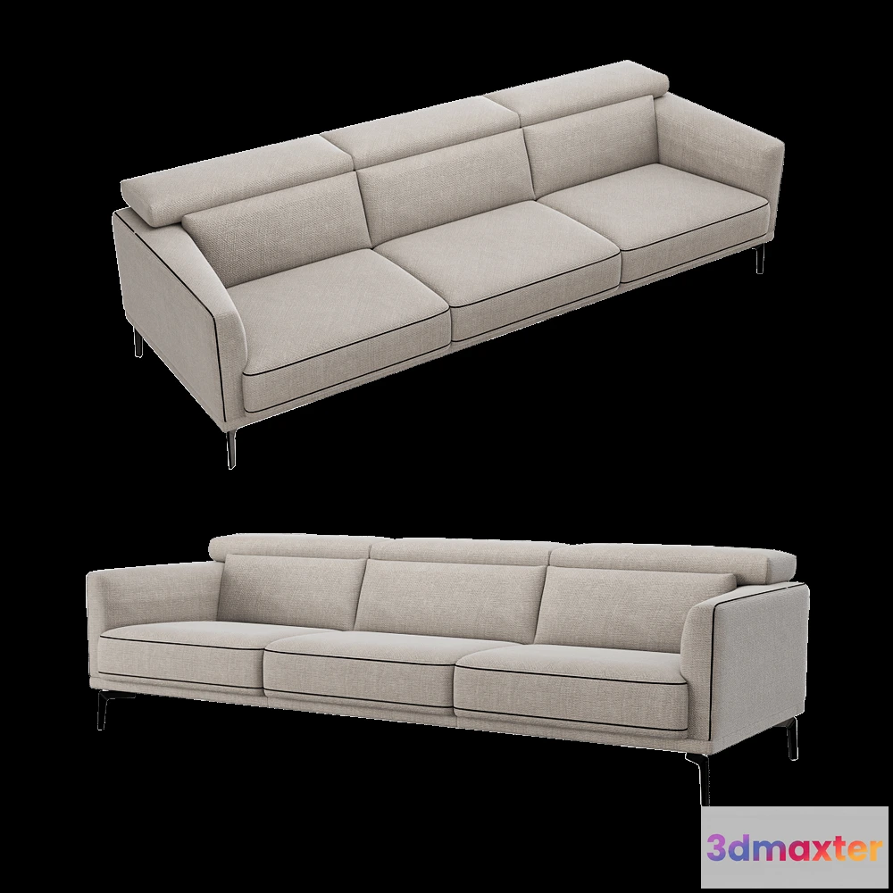 1633712 - Rom - Sofa Kingston 1 3D Max