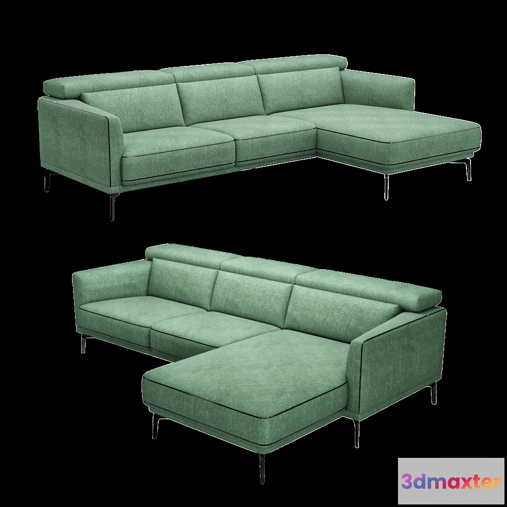 1633714 - Rom - Sofa Kingston 3 3D Max