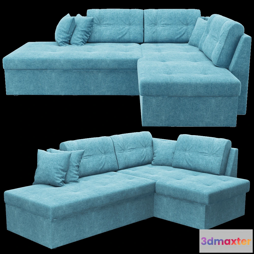 1633856 - Savlukov Mebel - Corner sofa Sonata 3D Max