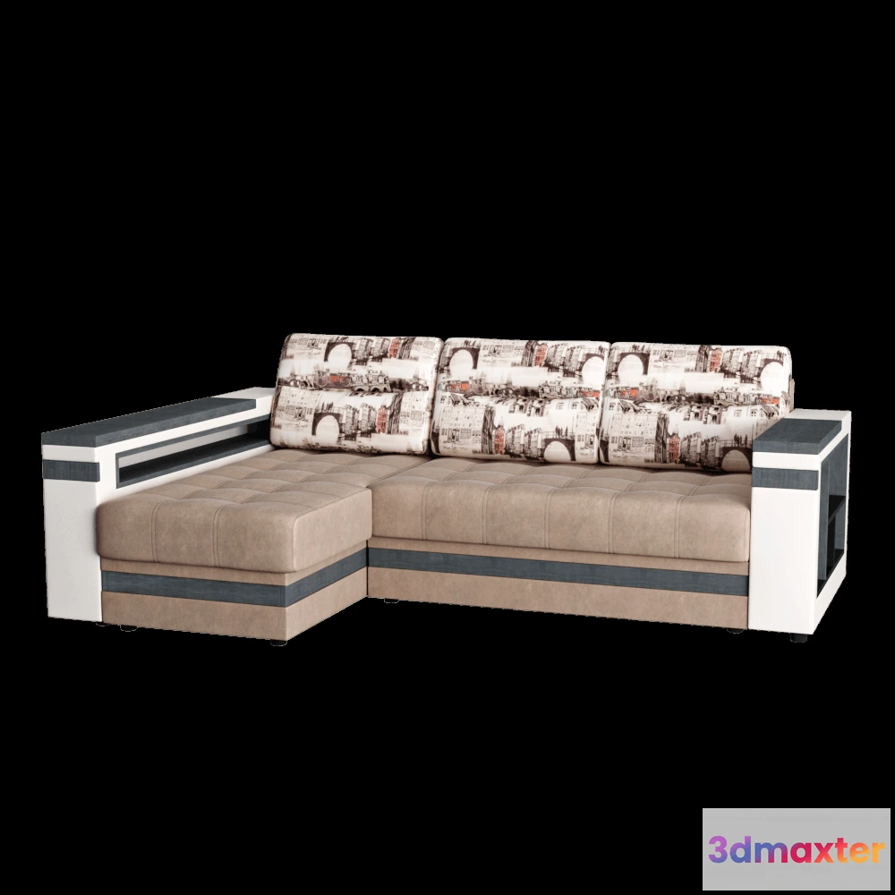 1633874 - Savlukov Mebel - Corner sofa Boston 3D Max