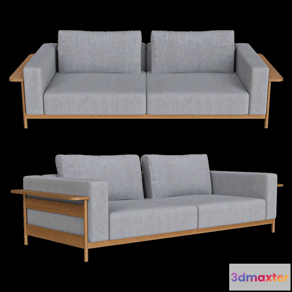 1633888 - Scandicsofa - Sofa Adapt 3 two seater 3D Max