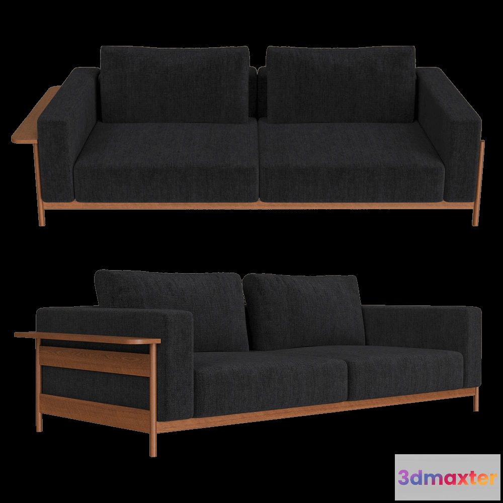 1633896 - Scandicsofa - Sofa Adapt 3-seater 1 3D Max