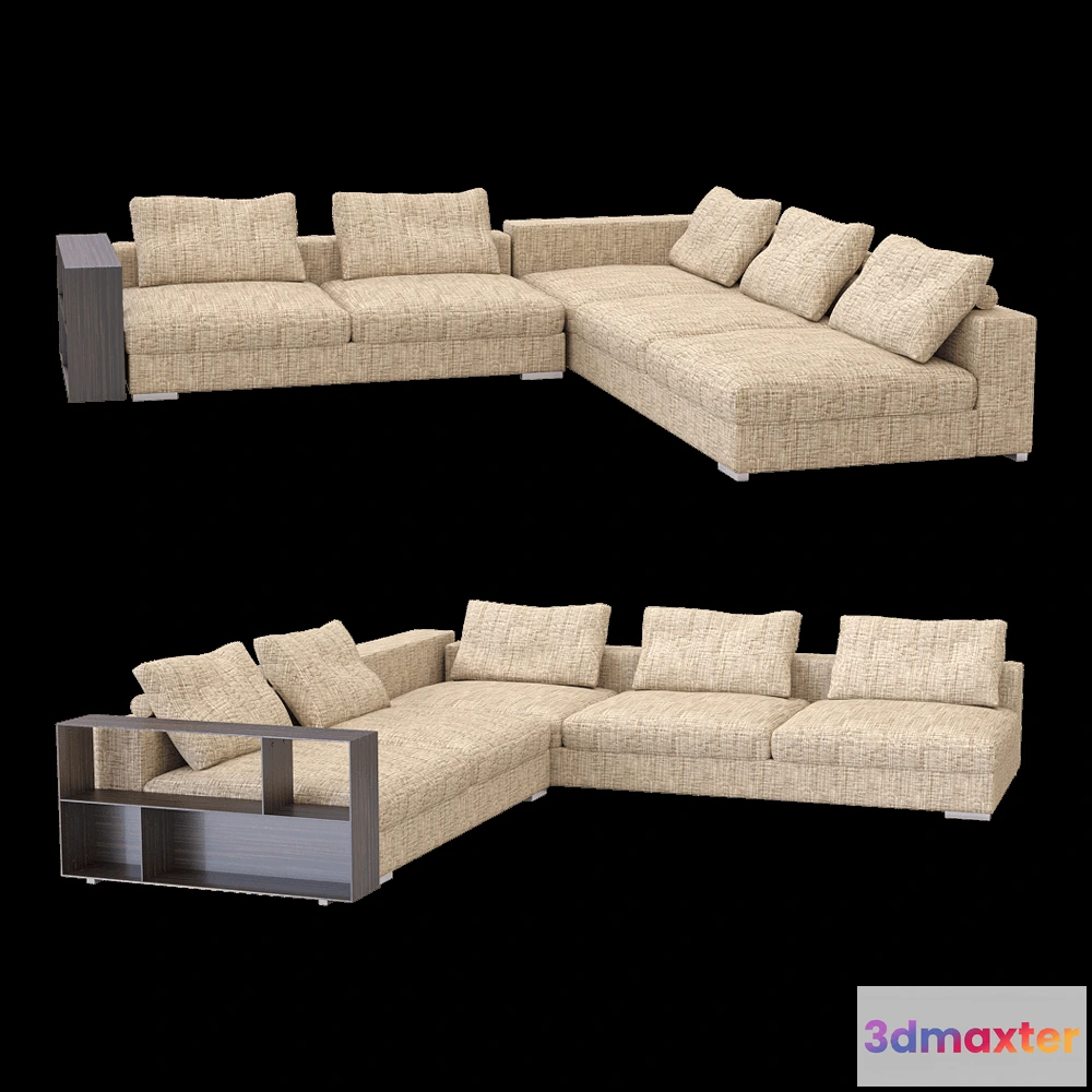 1633958 - Si Lounge  - Sofa Infinity Lux 3D Max