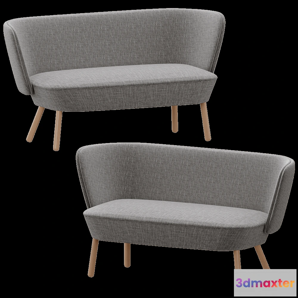 1634008 - Stolab - Sofa Wrap Oak 3D Max