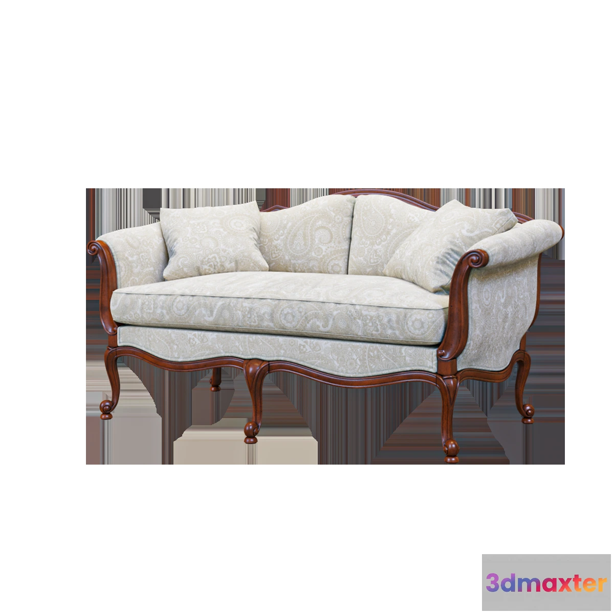 1634068 - furniture - Sofa Evette Settee 3D Max