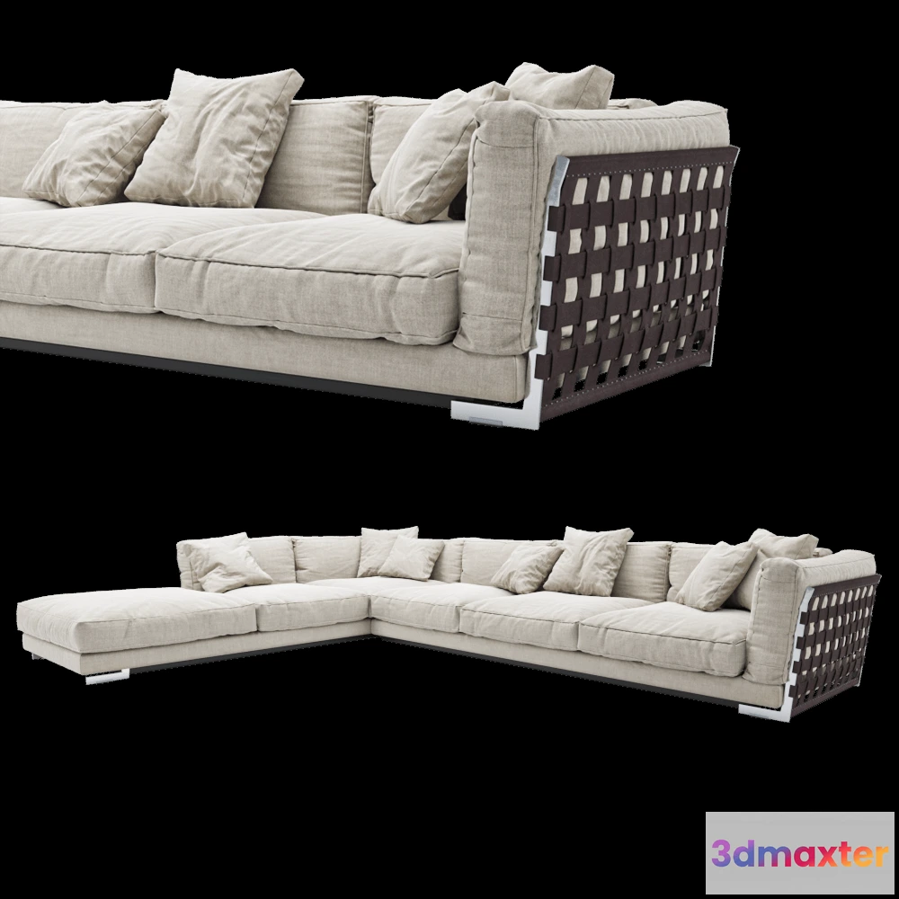 1634072 - furniture - Corner sofa Cestone 3D Max